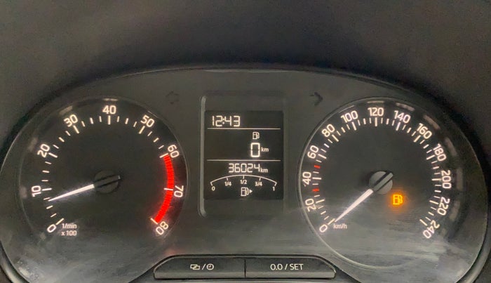 2017 Skoda Rapid AMBITION 1.6 MPI MT, Petrol, Manual, 36,024 km, Odometer Image