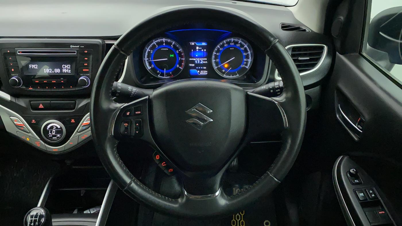 2017 Maruti Baleno ZETA PETROL 1.2, Petrol, Manual, 69,061 km, Steering Wheel Close Up