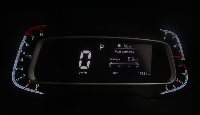 2021 KIA SONET GTX PLUS 1.0 DCT, Petrol, Automatic, 17,327 km, Odometer Image