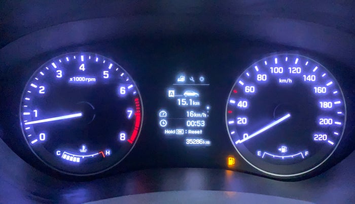 2016 Hyundai Elite i20 ASTA 1.2, Petrol, Manual, 35,522 km, Odometer Image