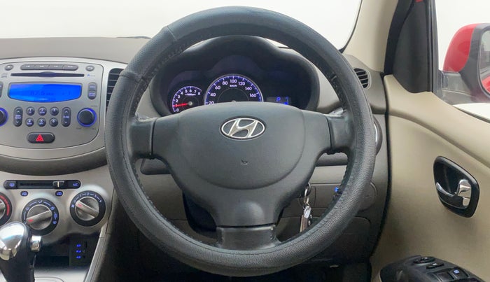 2012 Hyundai i10 SPORTZ 1.2 AT, Petrol, Automatic, 22,314 km, Steering Wheel Close Up