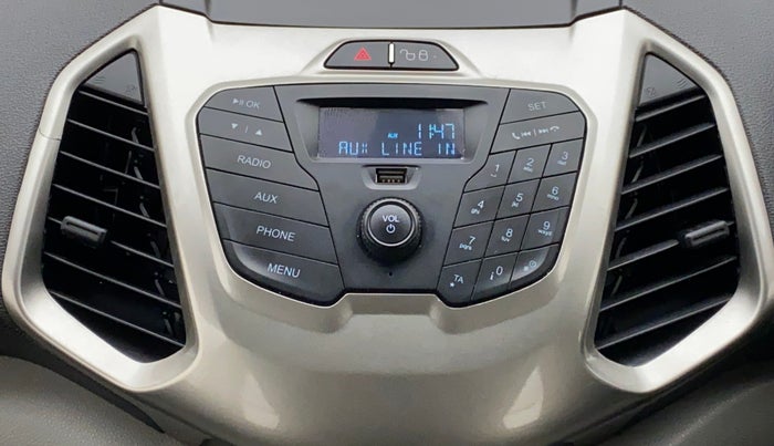 2016 Ford Ecosport TREND 1.5L PETROL, Petrol, Manual, 59,655 km, Infotainment System