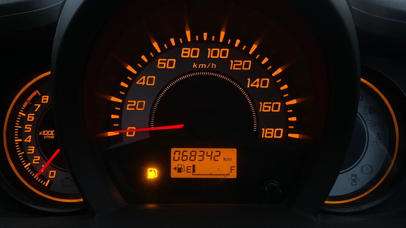 2013 Honda Brio S MT, Petrol, Manual, 68,335 km, Odometer Image