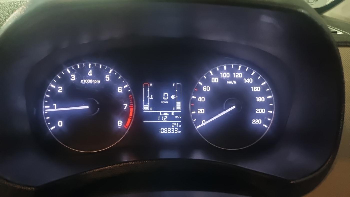 2019 Hyundai Creta SX 1.6 PETROL, Petrol, Manual, 1,08,364 km, Odometer Image