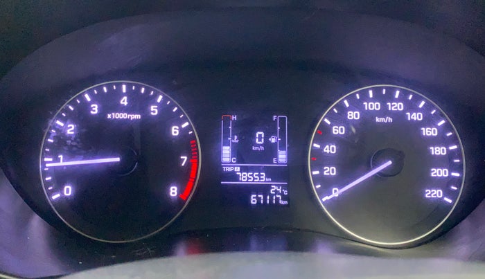 2017 Hyundai Elite i20 SPORTZ 1.2, Petrol, Manual, 67,116 km, Odometer Image