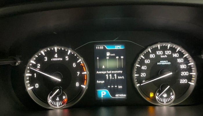 2022 Maruti BREZZA ZXI AT SMART HYBRID, Petrol, Automatic, 48,740 km, Odometer Image
