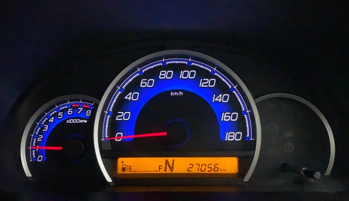 2017 Maruti Wagon R 1.0 VXI + (O) AMT, Petrol, Automatic, 27,056 km, Odometer Image