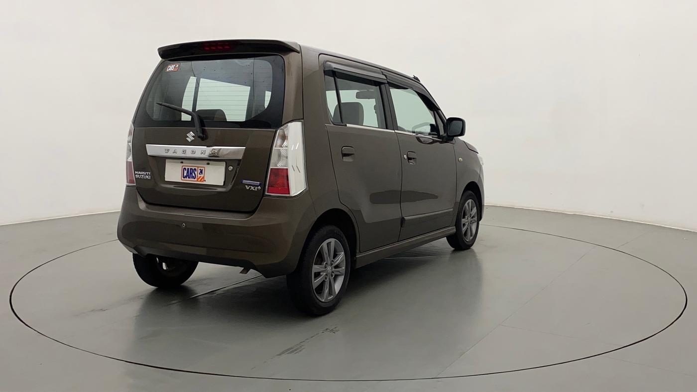 2017 Maruti Wagon R 1.0 VXI + (O) AMT, Petrol, Automatic, 27,056 km, Right Back Diagonal
