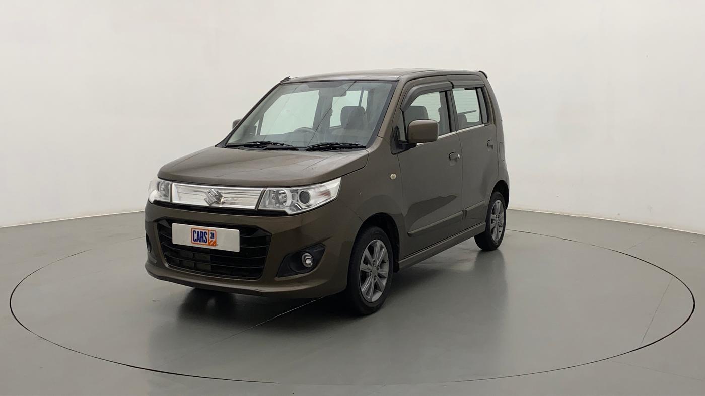 2017 Maruti Wagon R 1.0 VXI + (O) AMT, Petrol, Automatic, 27,056 km, Left Front Diagonal