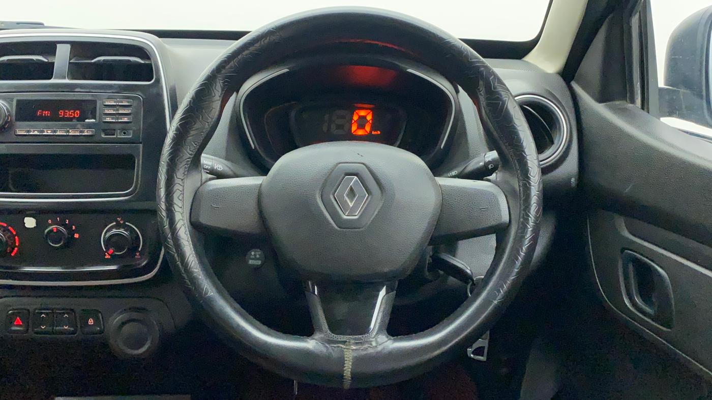 2018 Renault Kwid RXL, Petrol, Manual, 49,390 km, Steering Wheel Close Up