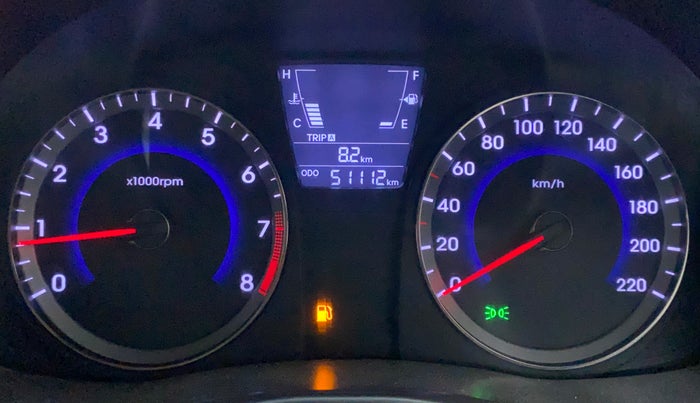 2014 Hyundai Verna FLUIDIC 1.6 VTVT SX, Petrol, Manual, 51,111 km, Odometer Image