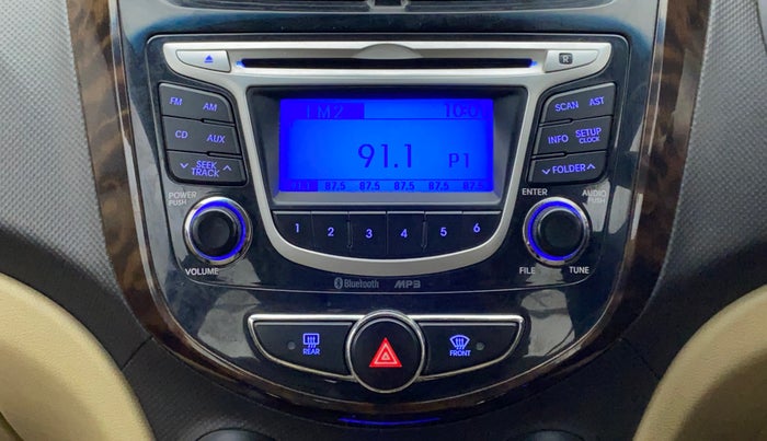 2014 Hyundai Verna FLUIDIC 1.6 VTVT SX, Petrol, Manual, 51,111 km, Infotainment System