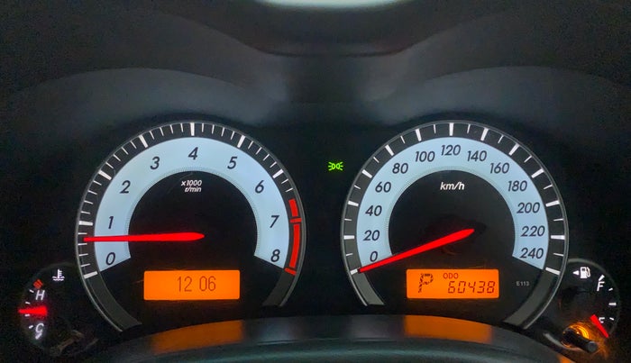 2012 Toyota Corolla Altis VL AT PETROL, Petrol, Automatic, 60,438 km, Odometer Image