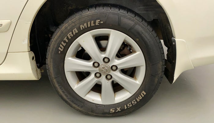 2012 Toyota Corolla Altis VL AT PETROL, Petrol, Automatic, 60,438 km, Left Rear Wheel