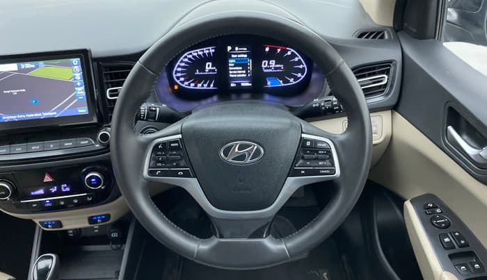 2022 Hyundai Verna SX (O) 1.5 VTVT IVT, Petrol, Automatic, 10,320 km, Steering Wheel Close Up