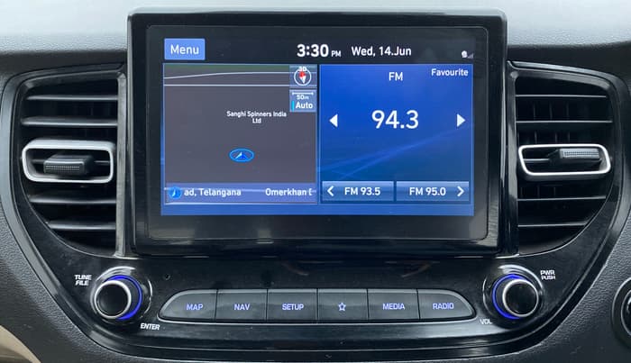 2022 Hyundai Verna SX (O) 1.5 VTVT IVT, Petrol, Automatic, 10,320 km, Infotainment System
