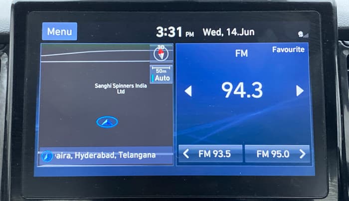 2022 Hyundai Verna SX (O) 1.5 VTVT IVT, Petrol, Automatic, 10,320 km, Touchscreen Infotainment System