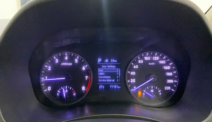 2017 Hyundai Verna 1.6 VTVT SX (O) AT, Petrol, Automatic, 71,150 km, Odometer Image