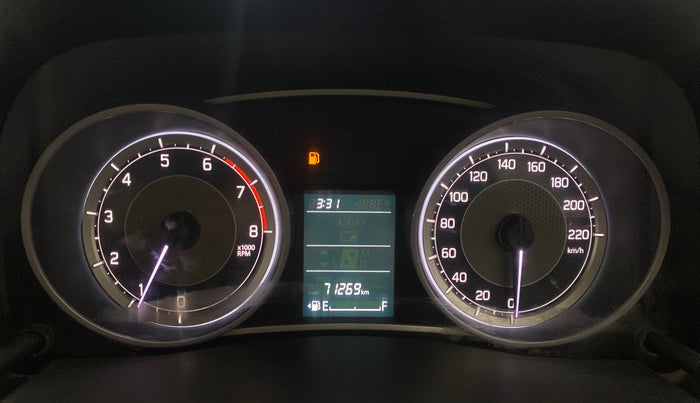 2018 Maruti Dzire VXI, Petrol, Manual, 71,226 km, Odometer Image