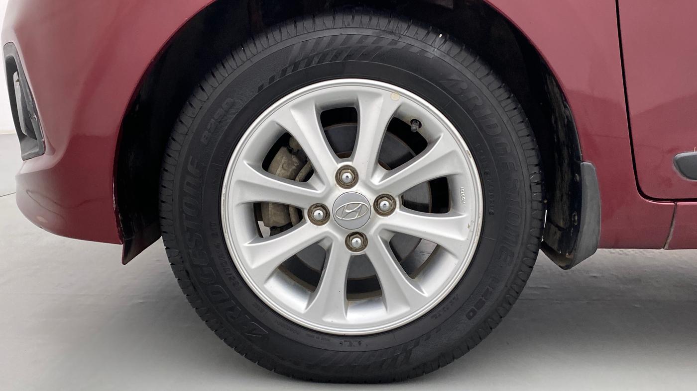 2016 Hyundai Grand i10 ASTA AT 1.2 KAPPA VTVT, Petrol, Automatic, 58,337 km, Left Front Wheel