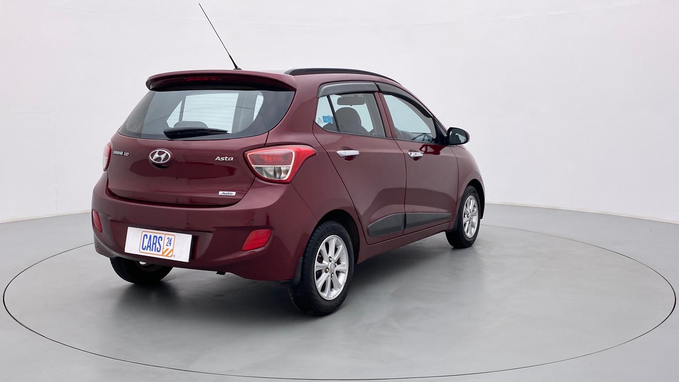 2016 Hyundai Grand i10 ASTA AT 1.2 KAPPA VTVT, Petrol, Automatic, 58,337 km, Right Back Diagonal