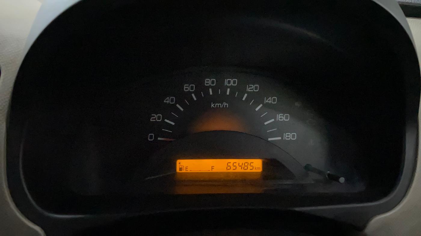 2013 Maruti Wagon R 1.0 LXI, Petrol, Manual, 65,477 km, Odometer Image