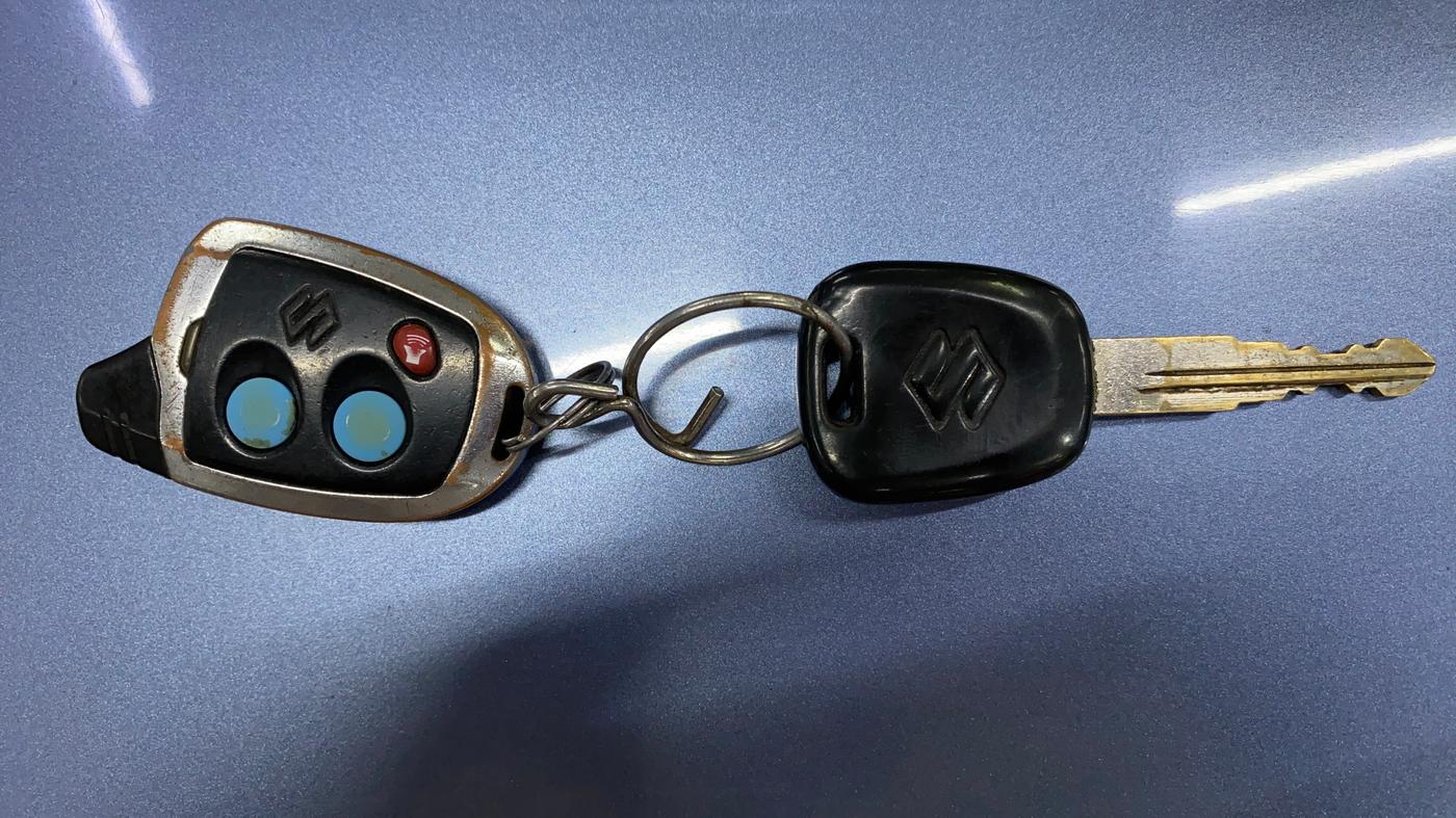 2013 Maruti Wagon R 1.0 LXI, Petrol, Manual, 65,477 km, Key Close Up
