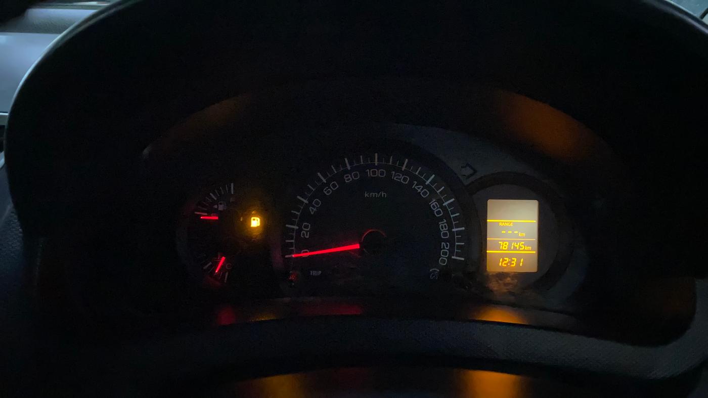 2015 Maruti Swift LXI (O), Petrol, Manual, 78,136 km, Odometer Image