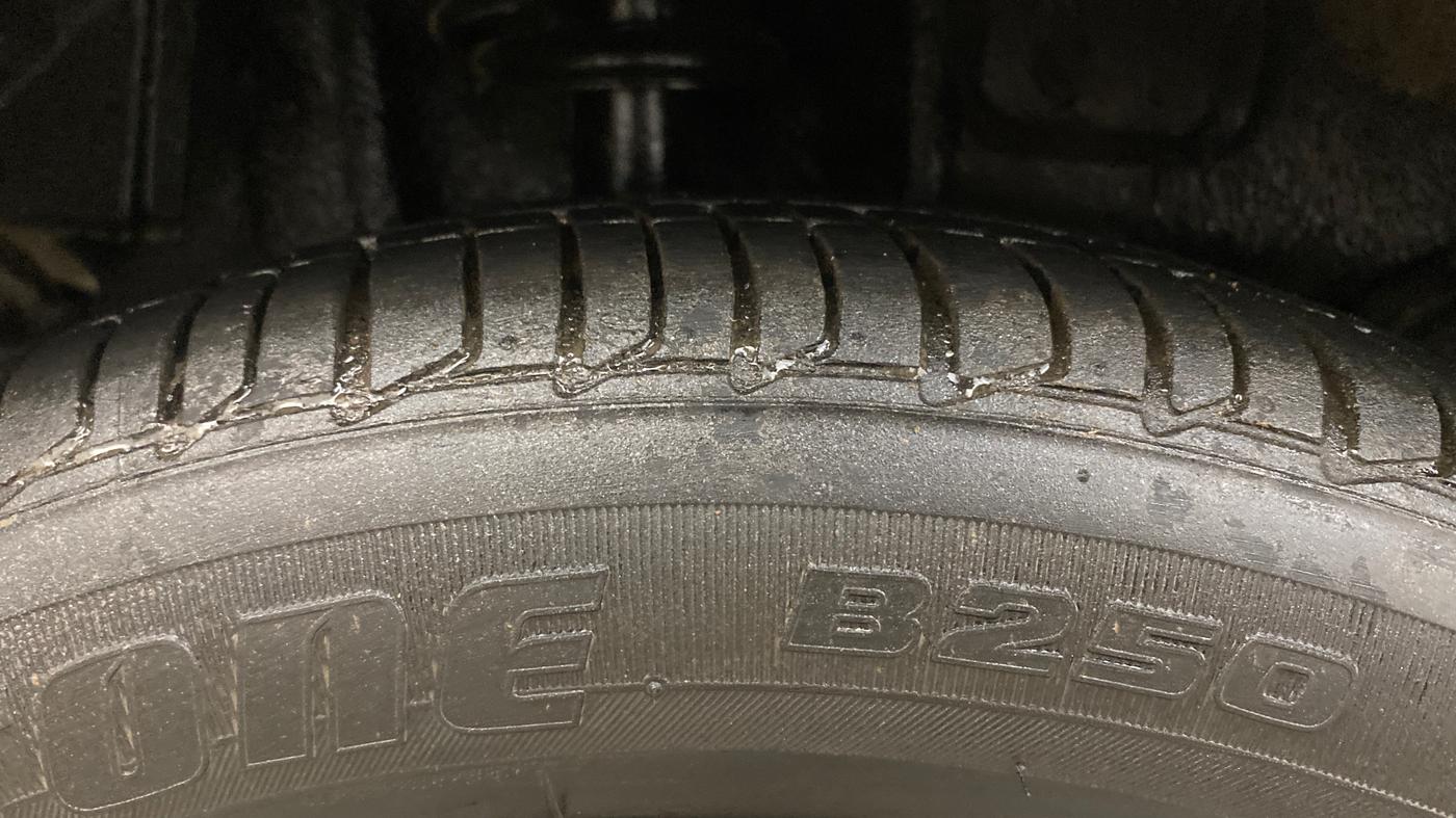 2024 Tata Tiago XZA PLUS PETROL, Petrol, Automatic, 22,141 km, Right Rear Tyre Tread