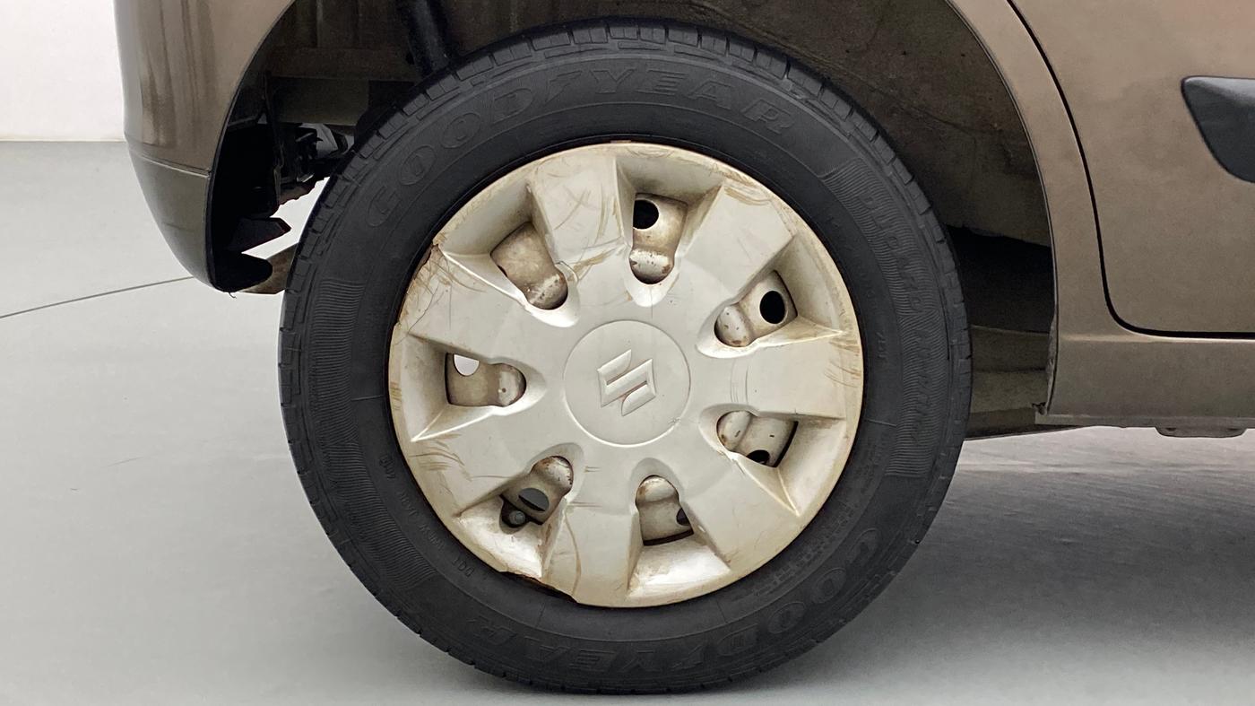 2012 Maruti Wagon R 1.0 LXI CNG, CNG, Manual, 82,713 km, Right Rear Wheel
