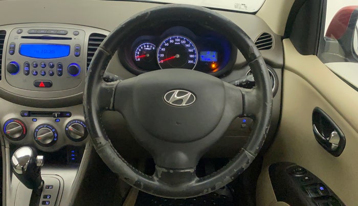 2012 Hyundai i10 SPORTZ 1.2 AT, Petrol, Automatic, 27,070 km, Steering Wheel Close Up