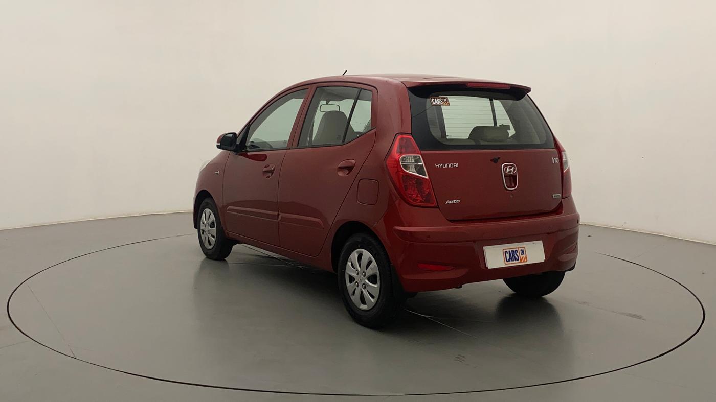2012 Hyundai i10 SPORTZ 1.2 AT, Petrol, Automatic, 27,070 km, Left Back Diagonal