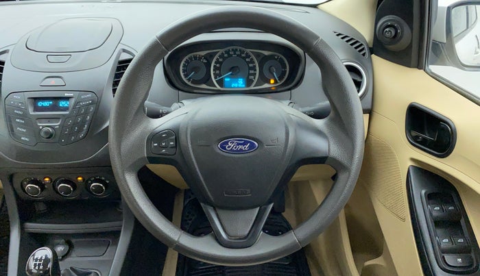 2017 Ford Figo Aspire 1.2 TREND PETROL, Petrol, Manual, 25,463 km, Steering Wheel Close Up