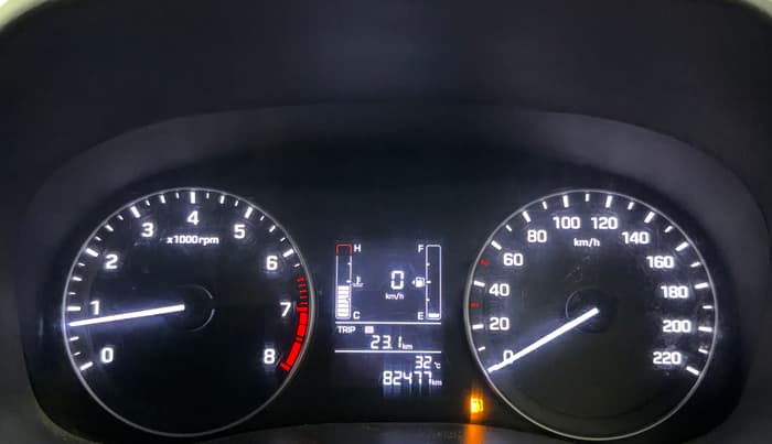 2017 Hyundai Creta SX PLUS 1.6 PETROL, Petrol, Manual, 82,466 km, Odometer Image