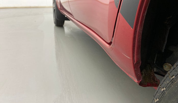 2018 Datsun Redi Go T (O), Petrol, Manual, 14,739 km, Left running board - Slightly dented