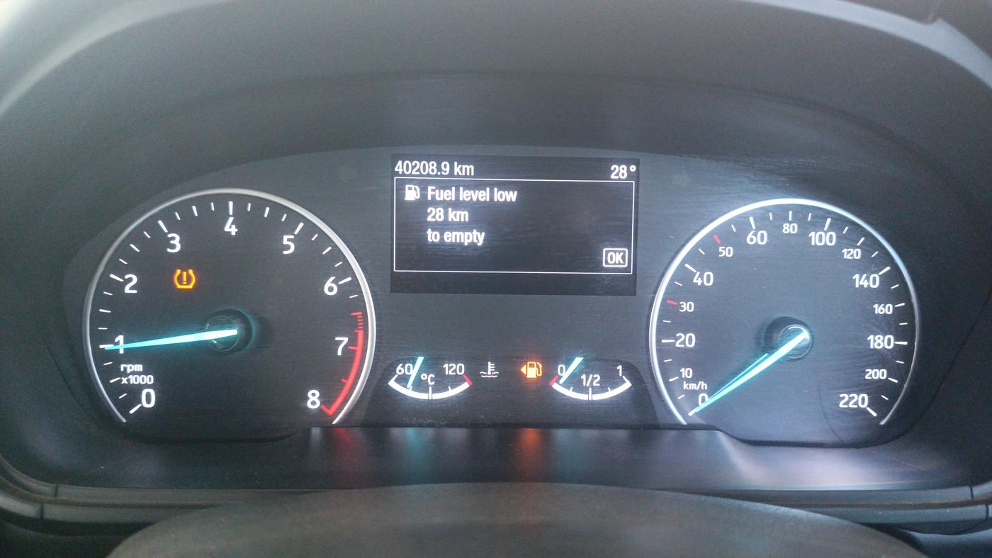 2019 Ford Ecosport TITANIUM 1.0L ECOBOOST SPORTS(SUNROOF), Petrol, Manual, 40,207 km, Odometer Image