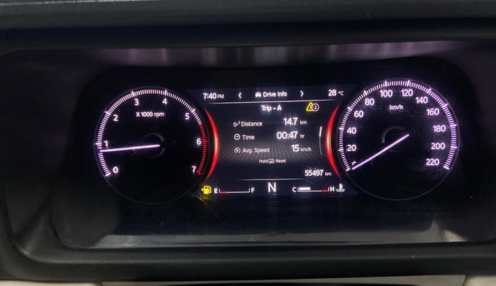 2023 Mahindra XUV700 MX P MT 5 STR, Petrol, Manual, 55,482 km, Odometer Image