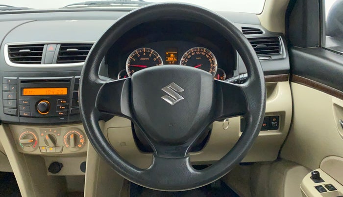 2014 Maruti Swift Dzire VXI, Petrol, Manual, 83,733 km, Steering Wheel Close Up