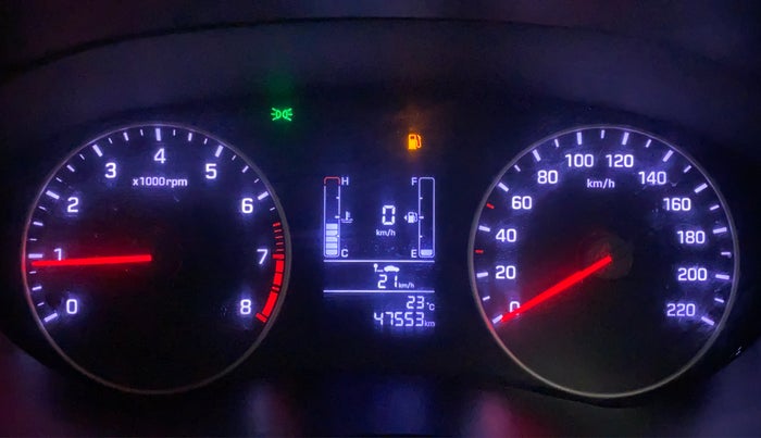 2019 Hyundai Elite i20 SPORTZ PLUS 1.2, CNG, Manual, 47,553 km, Odometer Image