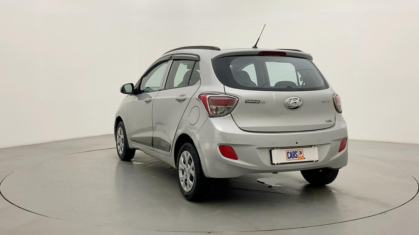 2016 Hyundai Grand i10 SPORTZ 1.2 KAPPA VTVT, Petrol, Manual, 31,109 km, Left Back Diagonal