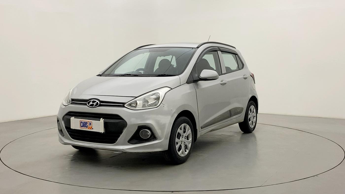 2016 Hyundai Grand i10 SPORTZ 1.2 KAPPA VTVT, Petrol, Manual, 31,109 km, Left Front Diagonal