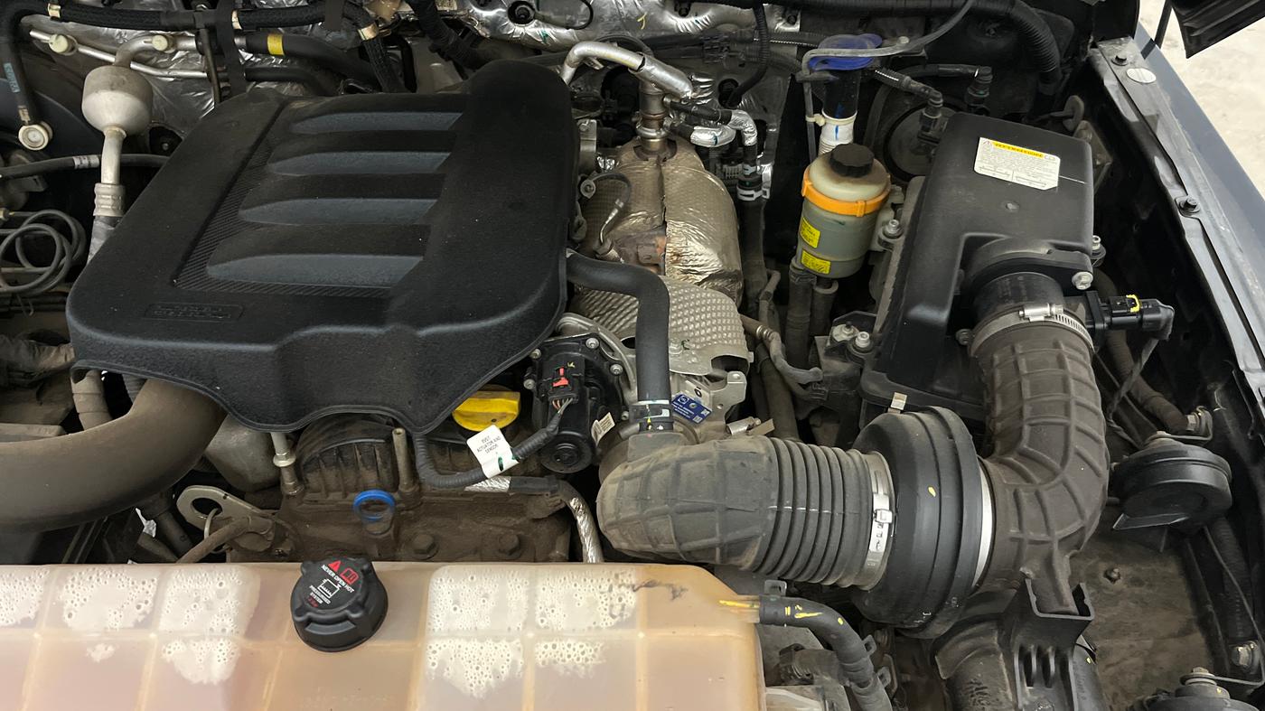 2024 Mahindra Thar LX D HT 2WD MT, Diesel, Manual, 36,096 km, Engine View - Left