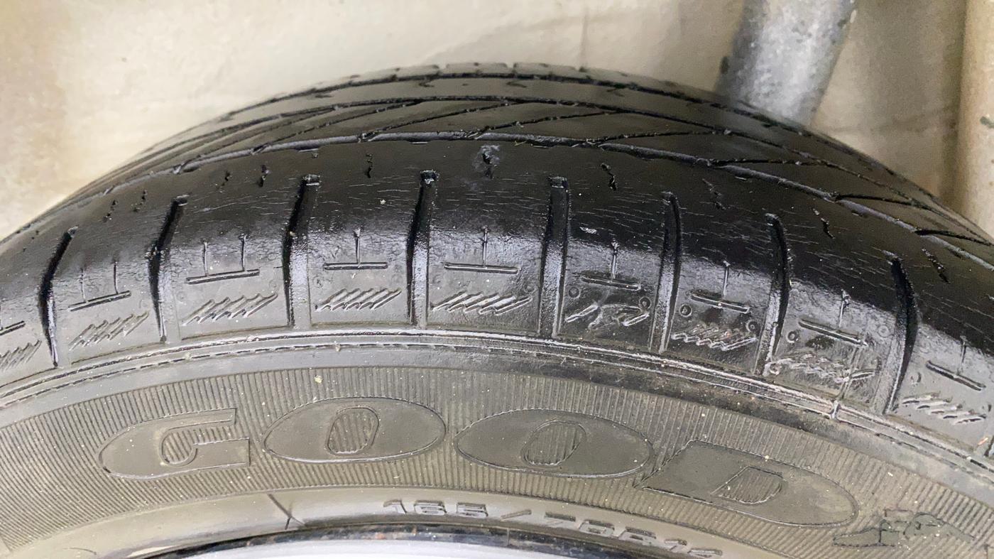 2020 Maruti S PRESSO VXI+, Petrol, Manual, 65,439 km, Left Rear Tyre Tread