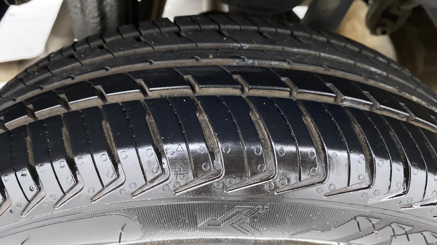 2007 Maruti Zen Estilo VXI, Petrol, Manual, 38,908 km, Right Rear Tyre Tread