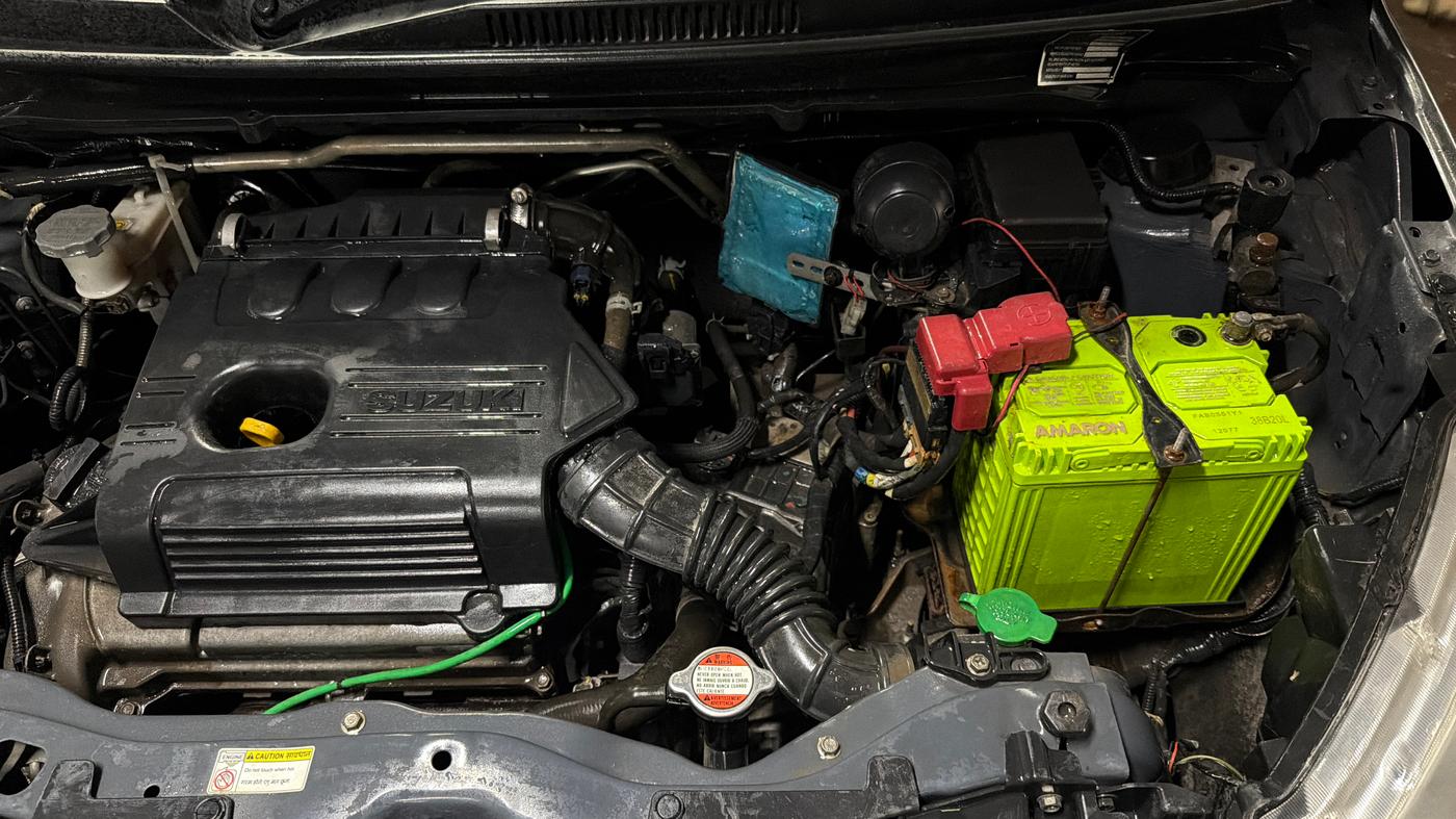 2019 Maruti Celerio VXI AMT, CNG, Automatic, 66,387 km, Engine View - Left
