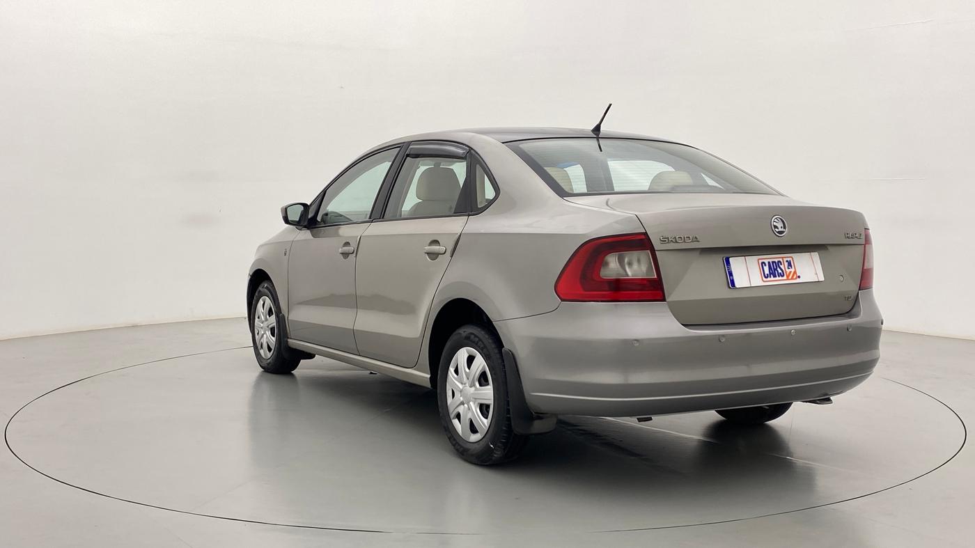 2013 Skoda Rapid 1.6 TDI MT AMBITION PLUS, Diesel, Manual, 86,240 km, Left Back Diagonal