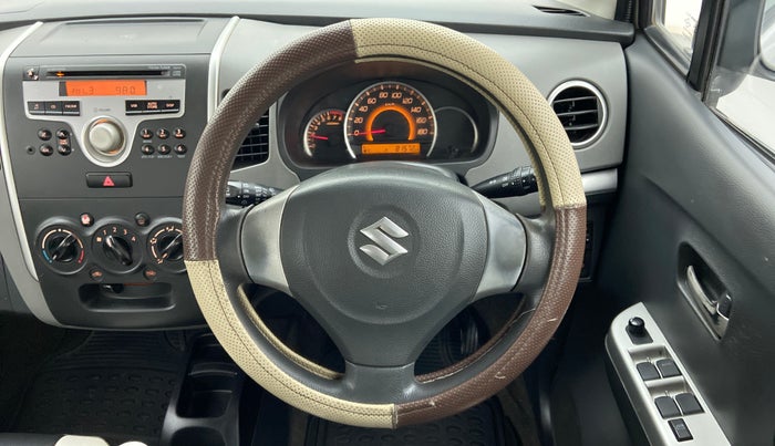 2010 Maruti Wagon R 1.0 VXI, Petrol, Manual, 81,637 km, Steering Wheel Close Up