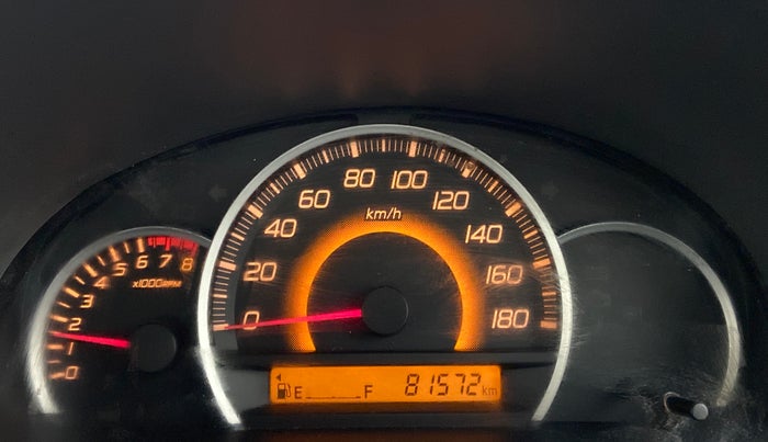 2010 Maruti Wagon R 1.0 VXI, Petrol, Manual, 81,637 km, Odometer Image