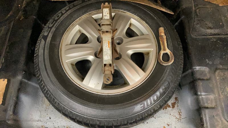 2010 Maruti Swift Dzire ZXI, Petrol, Manual, 97,622 km, Spare Tyre