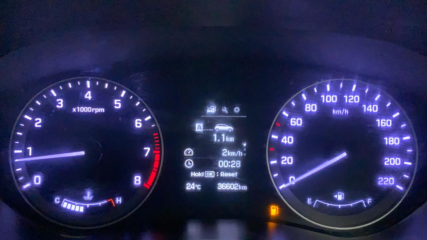 2015 Hyundai Elite i20 ASTA 1.2, Petrol, Manual, 36,700 km, Odometer Image